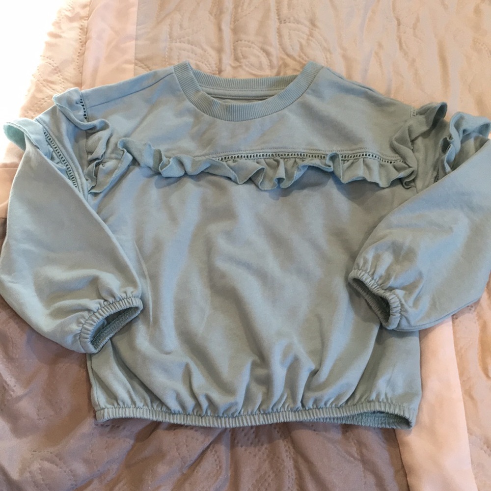 NWOT Light Turquoise L/S Shirt, 3T